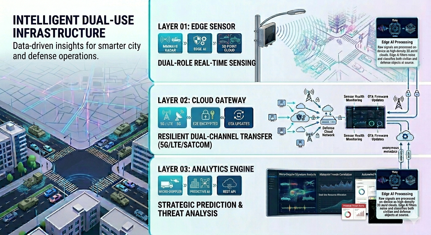 RoadSense Dual-Use Intelligent Infrastructure Stack